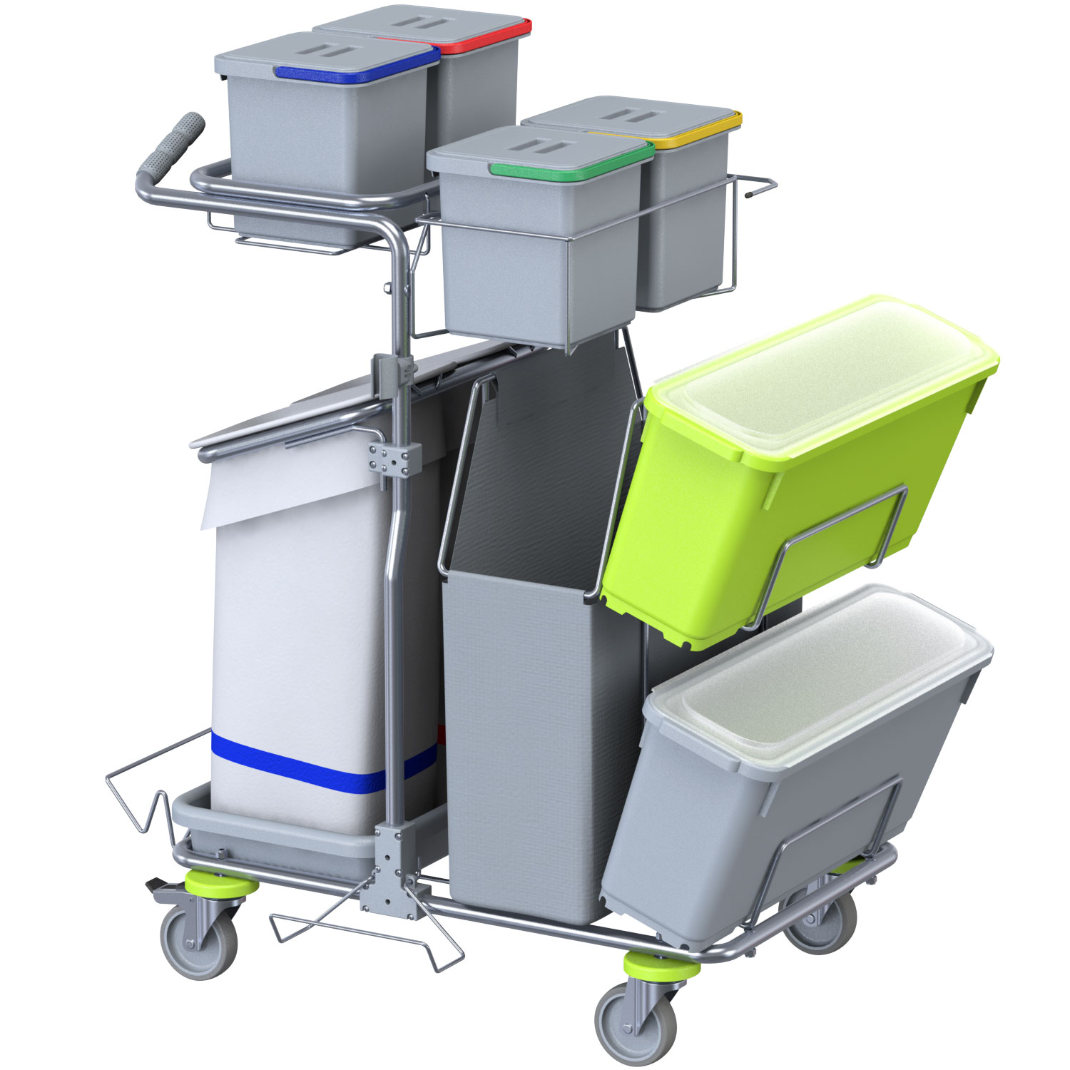 Carrello Smart 4 Top inox