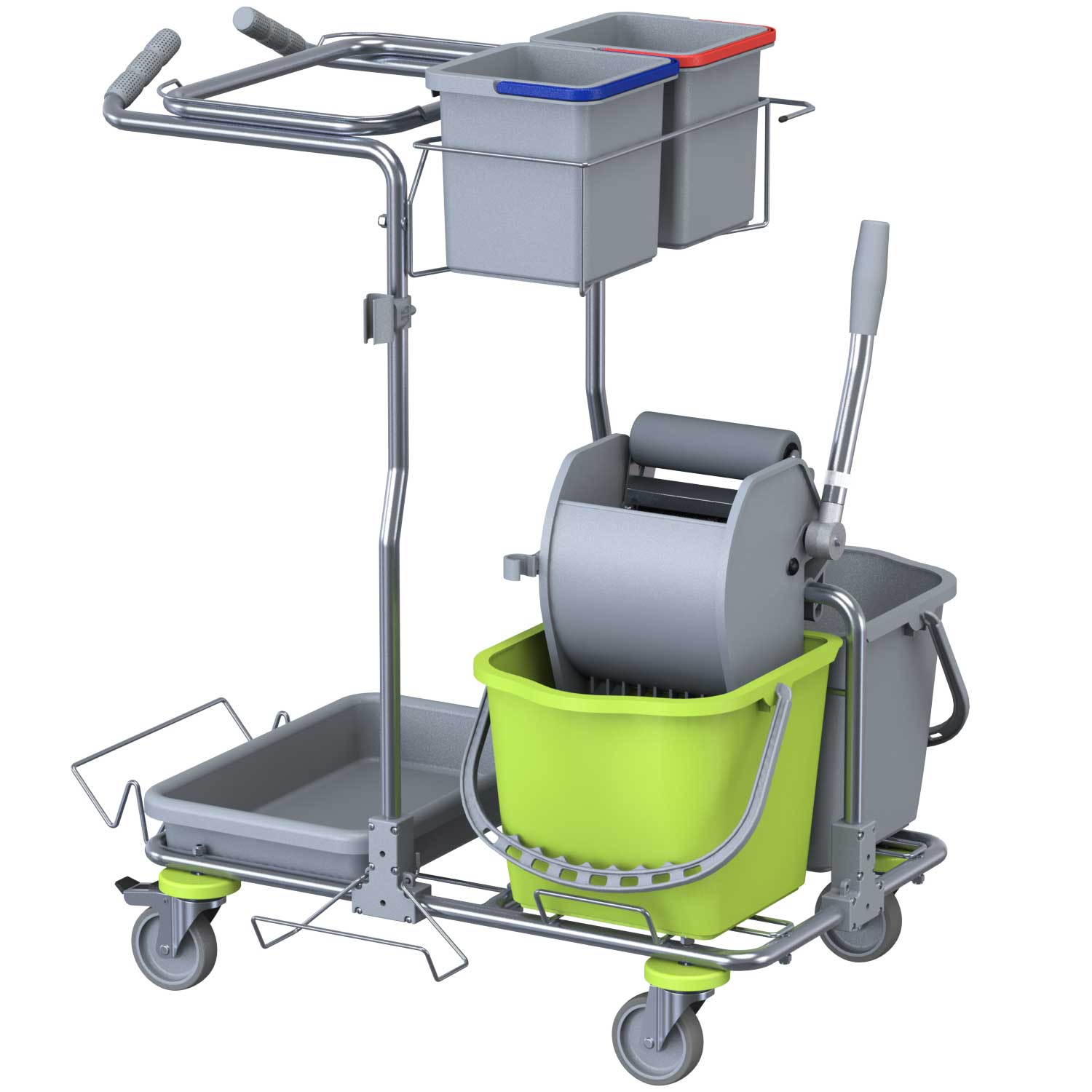 Carrello Smart 1 inox con pressa Monoroll