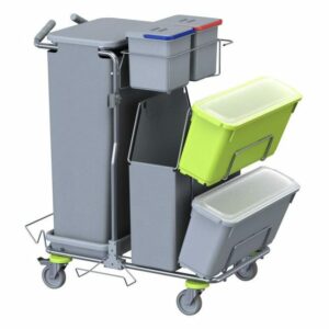 Carrello SMART 3 Top Inox AISI 304 con sistema di lavaggio frange pre-impregnate